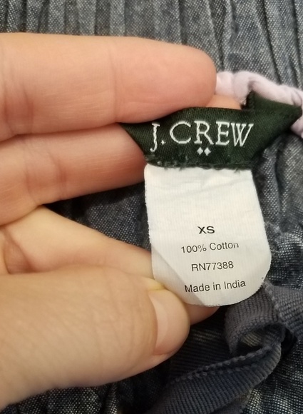 J.Crew Factory Chambray Skirt blue Size XS - Picture 2 of 3